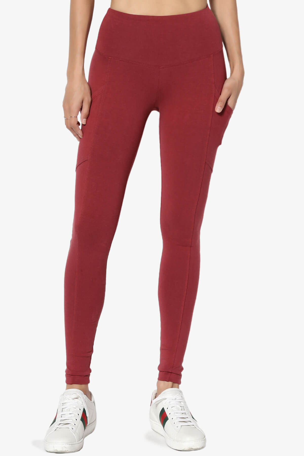 Ansley Luxe Cotton Leggings with Pockets