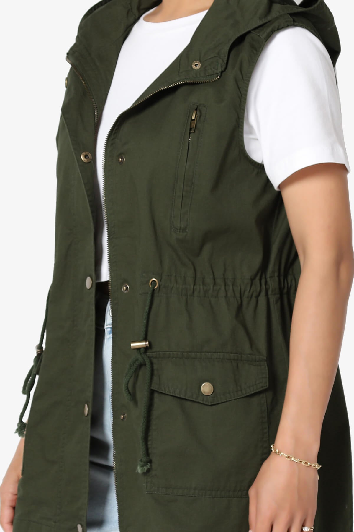 Paislee Loose Fit Utility Vest