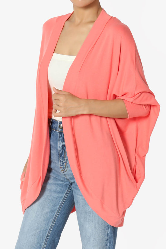 Lourde Cocoon Batwing Sleeve Cardigan PLUS