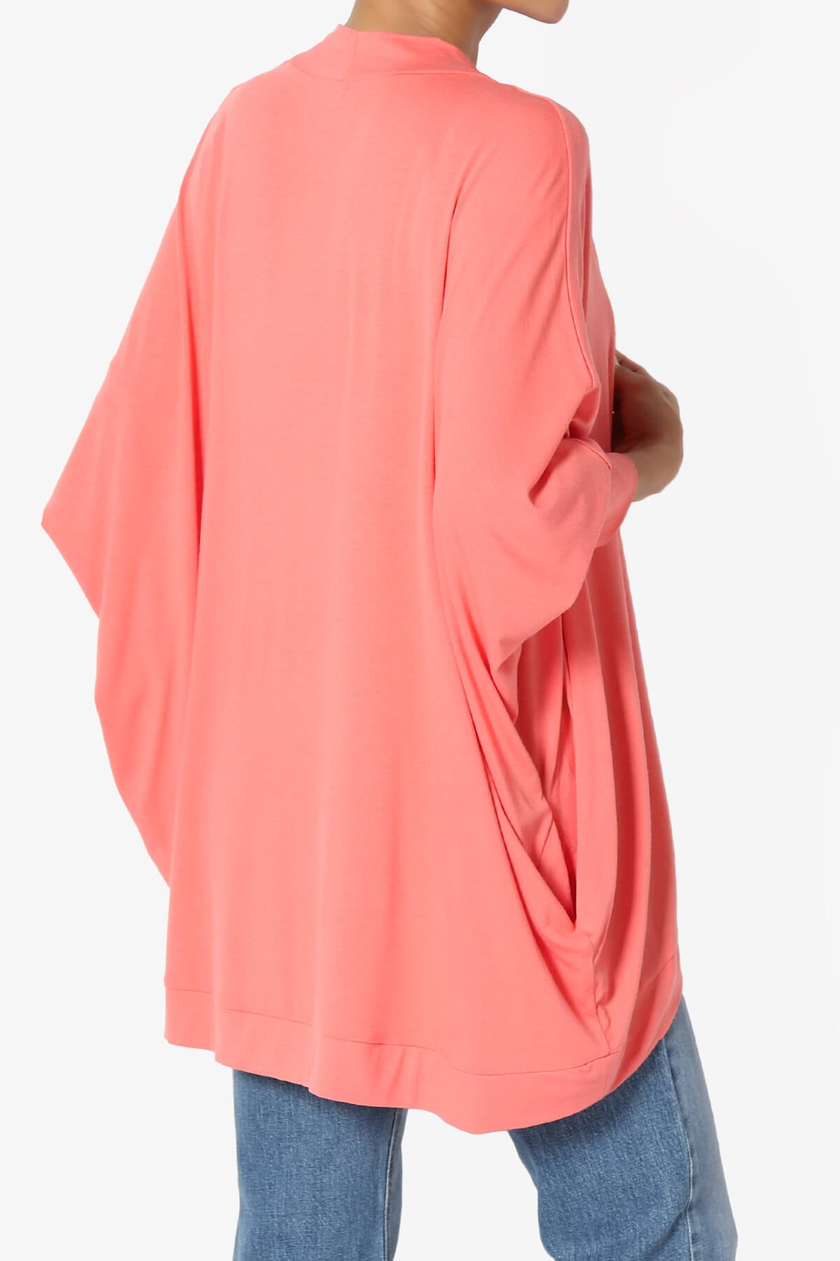 Lourde Cocoon Batwing Sleeve Cardigan PLUS