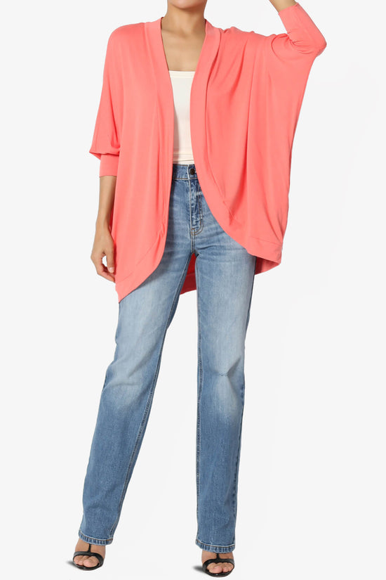 Lourde Cocoon Batwing Sleeve Cardigan PLUS