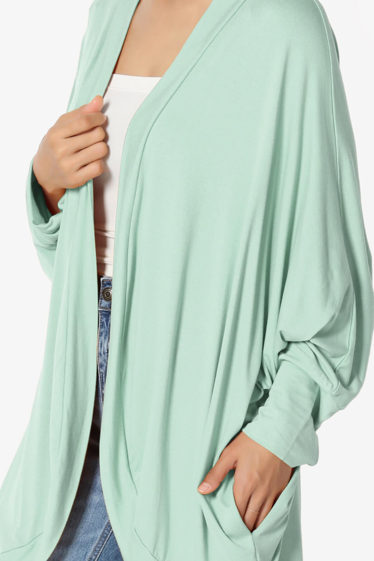 Lourde Cocoon Batwing Sleeve Cardigan PLUS