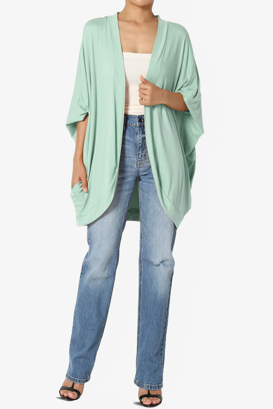 Lourde Cocoon Batwing Sleeve Cardigan PLUS