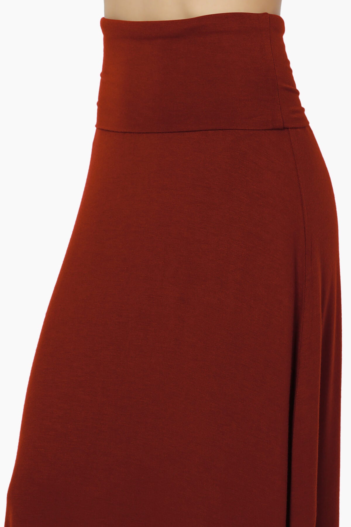 Marlow Jersey Maxi Skirt BRICK_5