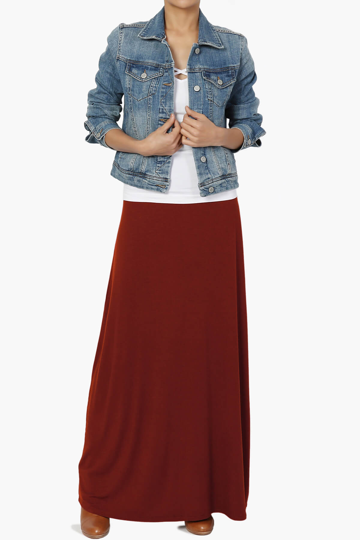 Marlow Jersey Maxi Skirt PLUS