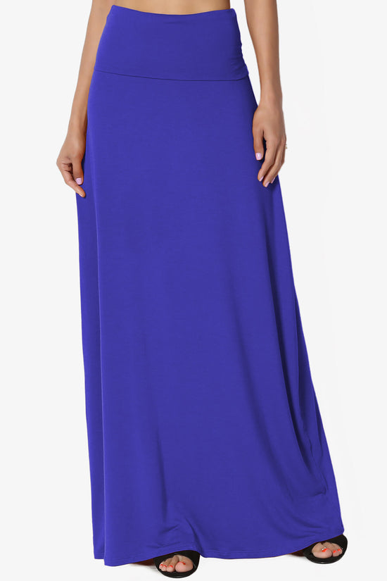 Marlow Jersey Maxi Skirt BRIGHT BLUE_1