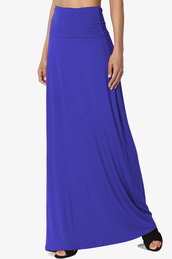 Marlow Jersey Maxi Skirt BRIGHT BLUE_3
