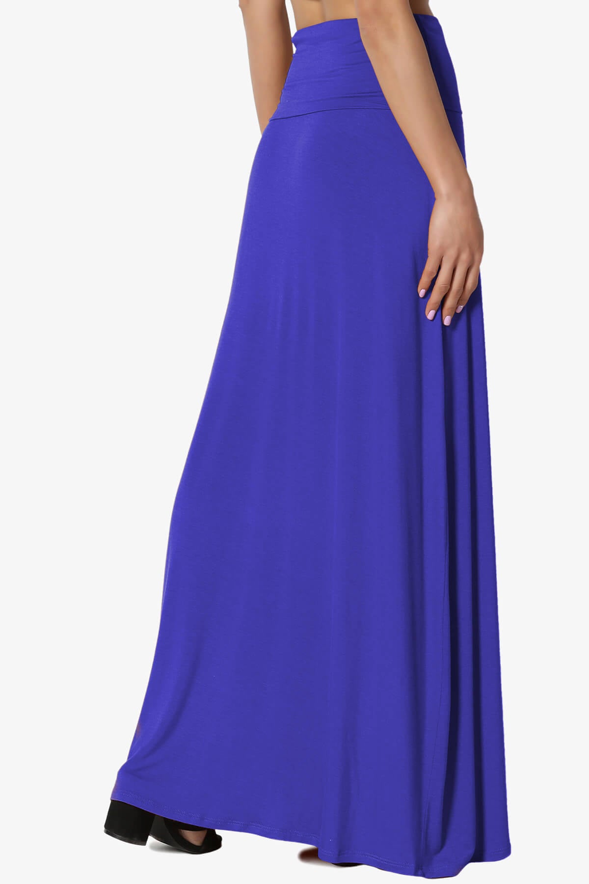 Marlow Jersey Maxi Skirt BRIGHT BLUE_4