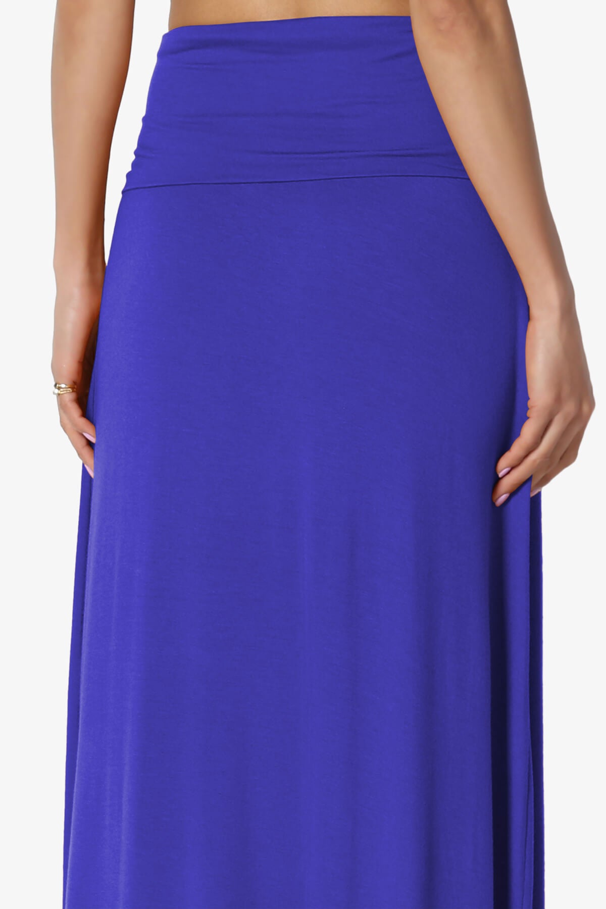 Marlow Jersey Maxi Skirt BRIGHT BLUE_6