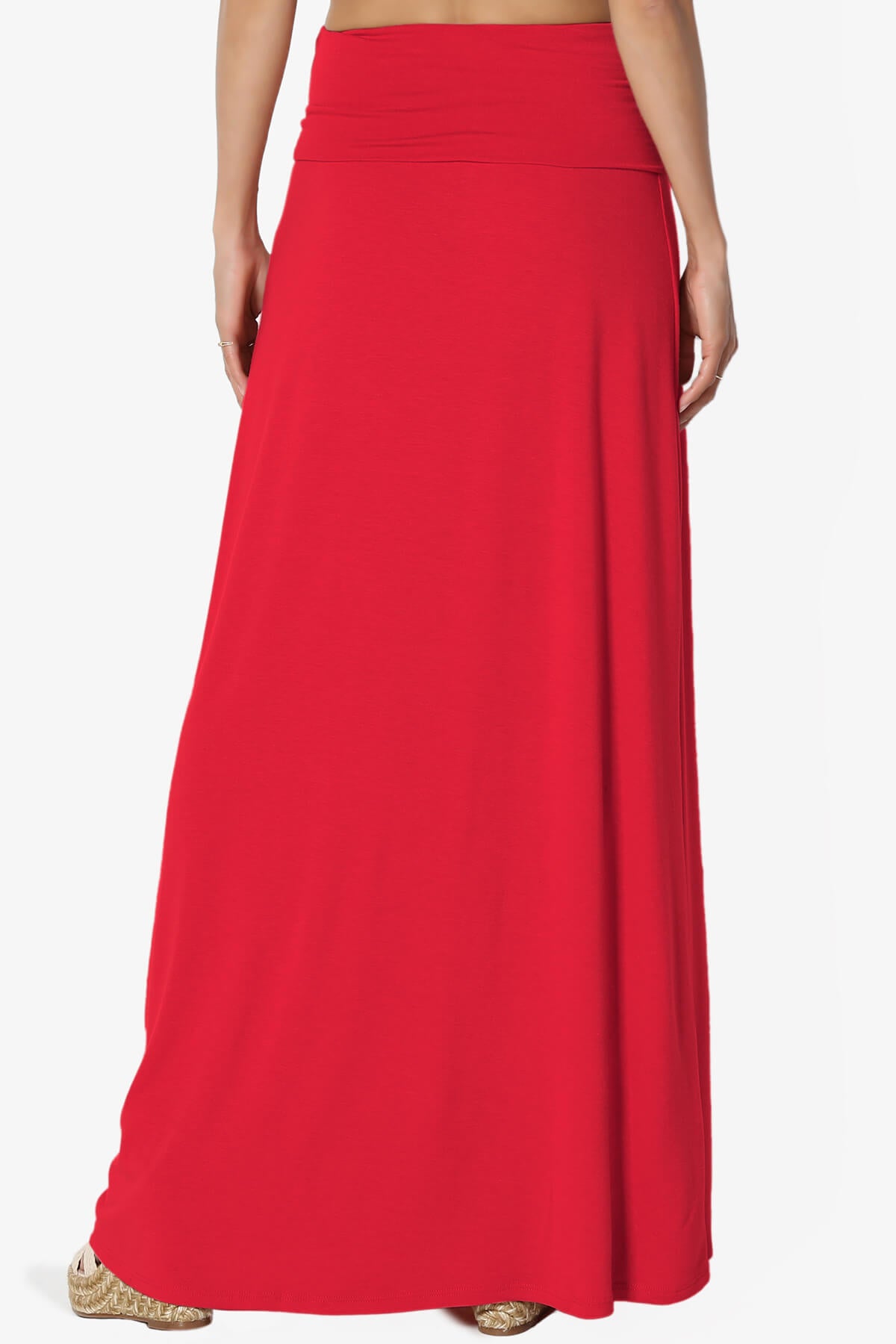 Marlow Jersey Maxi Skirt RED_2