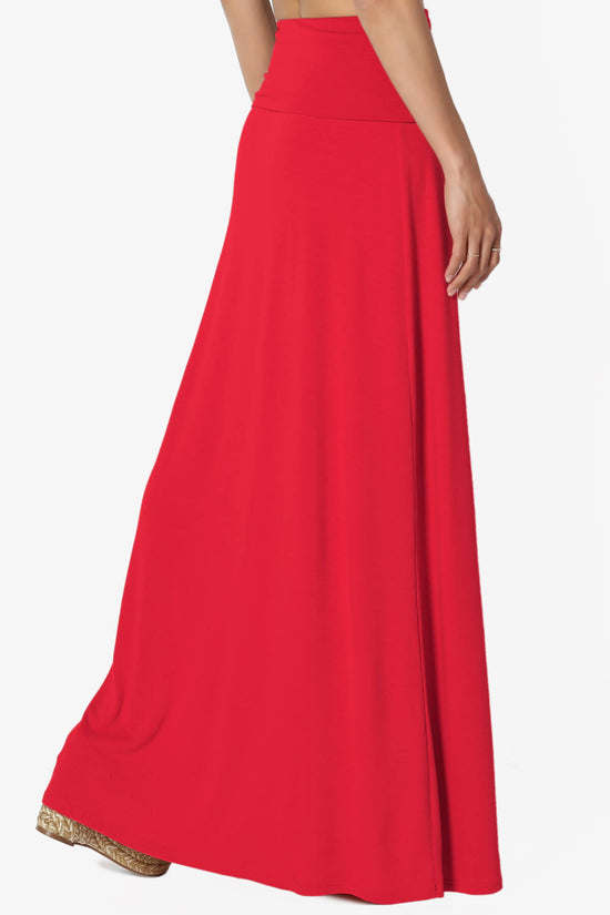 Marlow Jersey Maxi Skirt RED_4