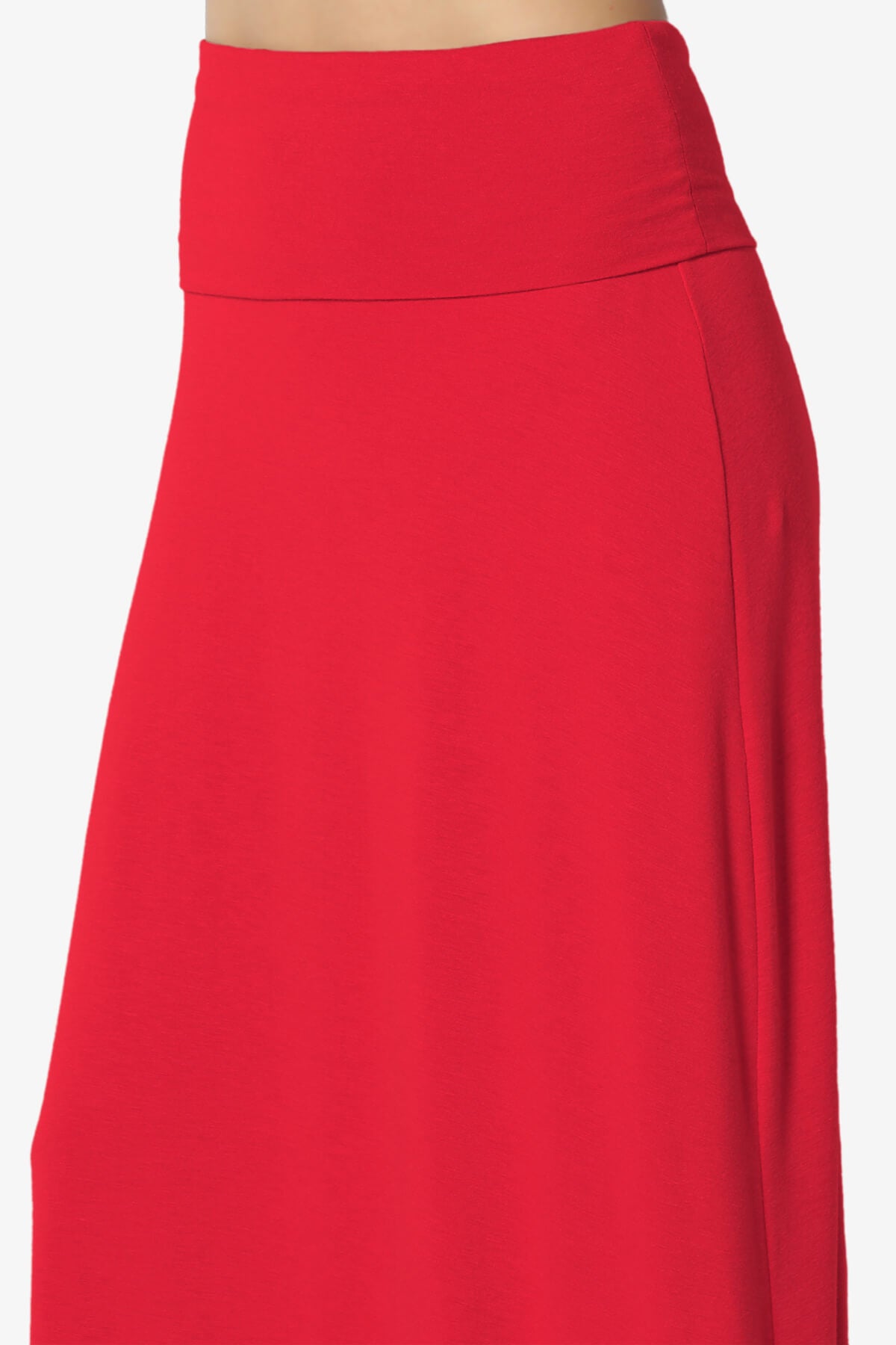 Marlow Jersey Maxi Skirt RED_5