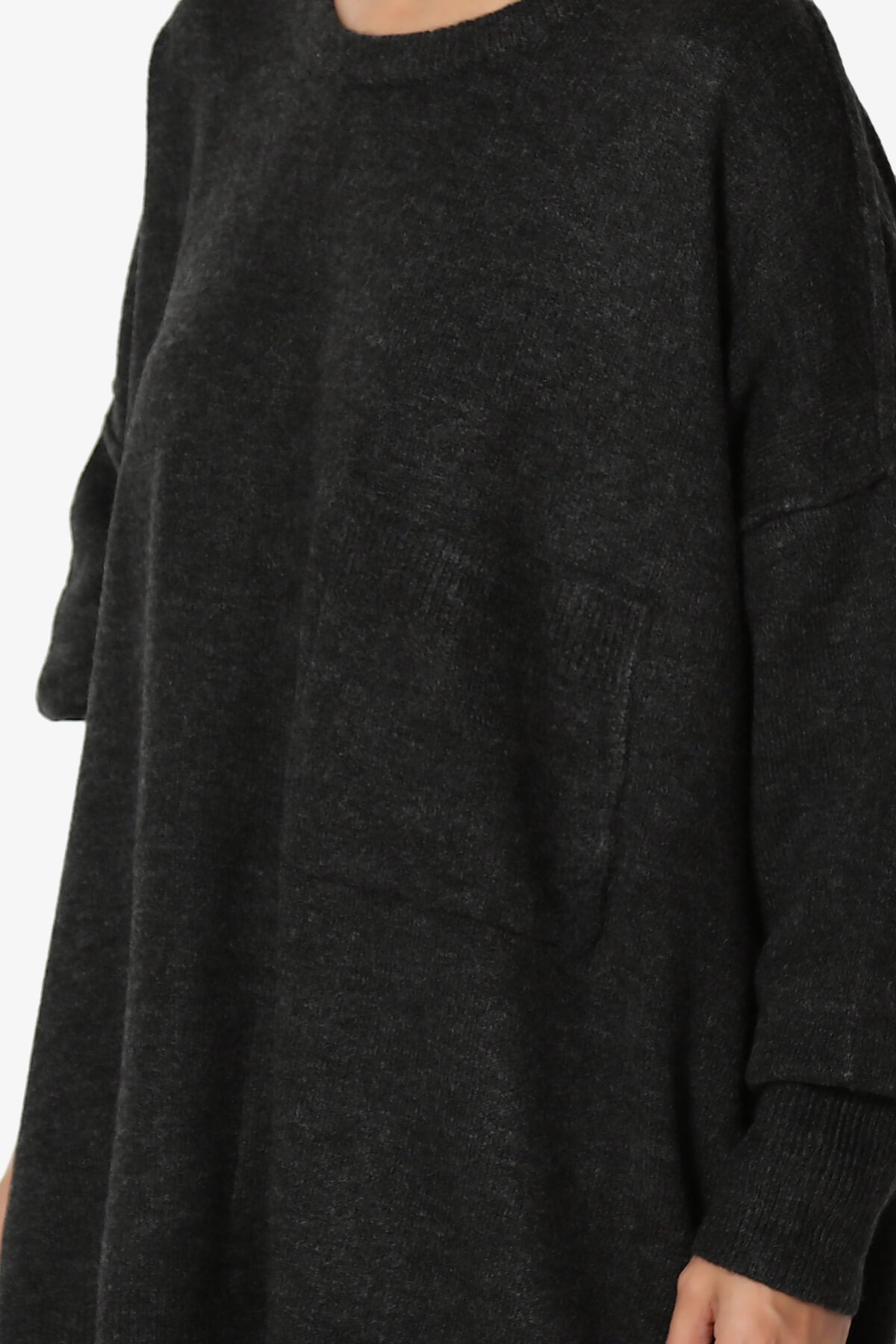 Taryn Loose Melange Knit Sweater