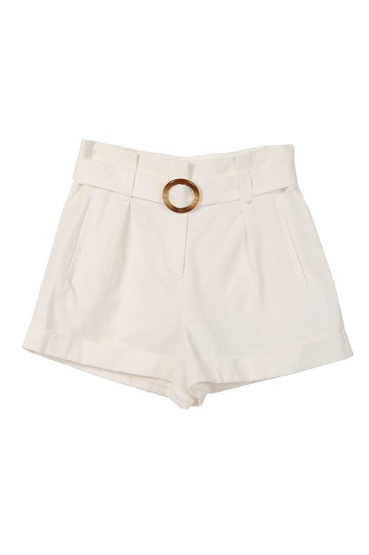 Lilou High Waisted Belted Shorts