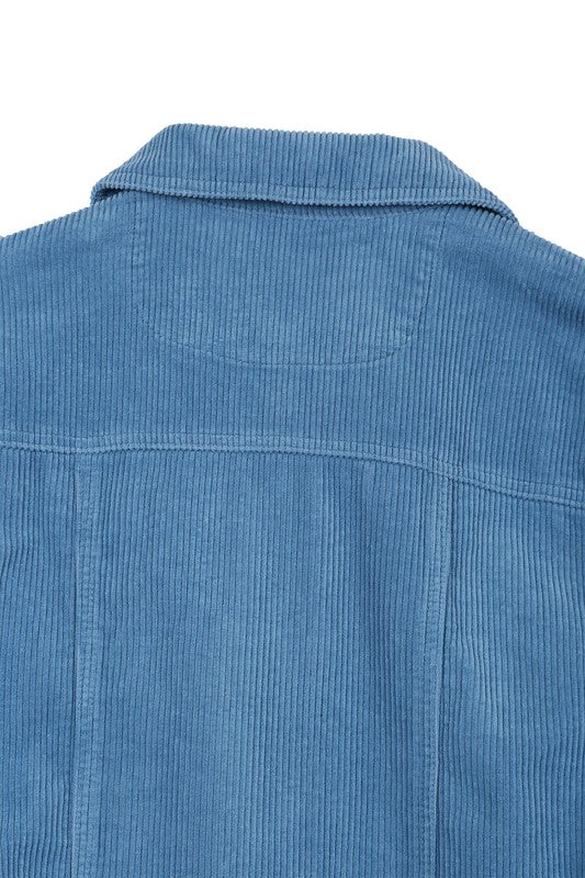 Lilou Frayed corduroy jacket