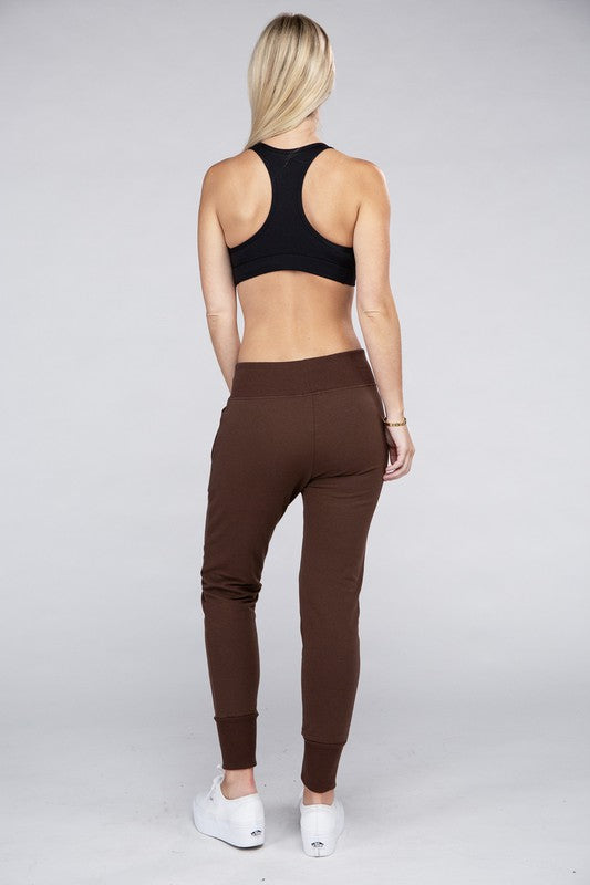 Load image into Gallery viewer, Ambiance Comfy Stretch Lounge Sweat Pants
