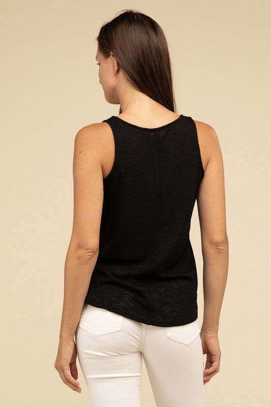 ZENANA V Neck Sleeveless Cami Top