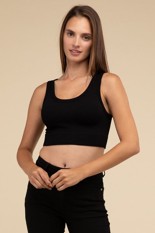 HYFVE Ribbed Seamless Crop Top