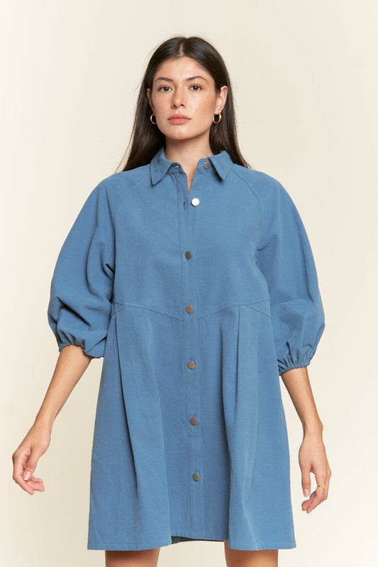 Jade By Jane Washed denim style dress