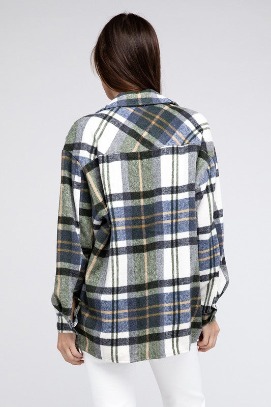 Load image into Gallery viewer, BiBi Textured Shirts With Big Checkered Point
