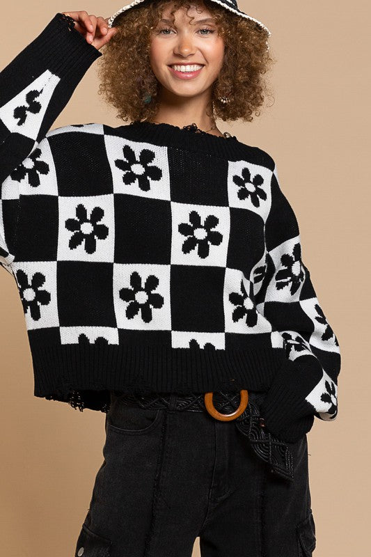 Load image into Gallery viewer, POL Oversized Round Neckline Sweater Top

