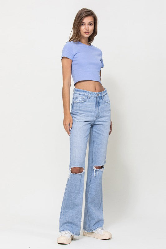 VERVET by Flying Monkey 90's Vintage High Rise Flare Jeans