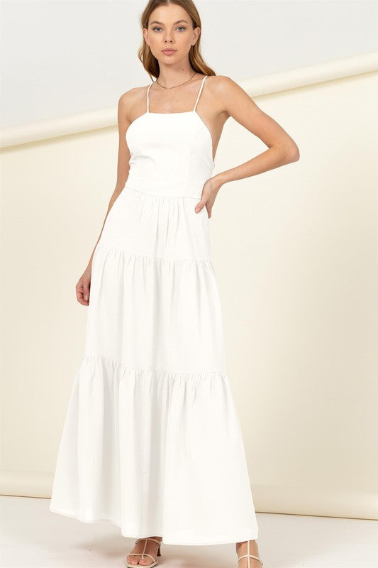 HYFVE Said Yes Tiered Maxi Dress