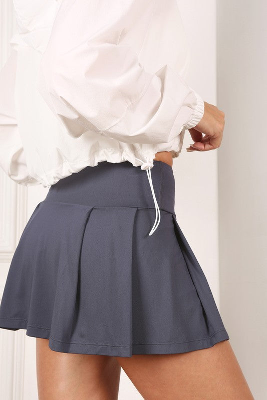 Lilou Light fabric tennis skirt