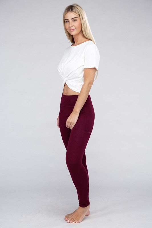 Ambiance Apparel Active Leggings Featuring Concealed Pockets