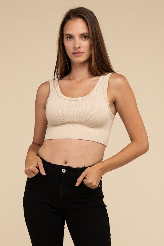 HYFVE Ribbed Seamless Crop Top