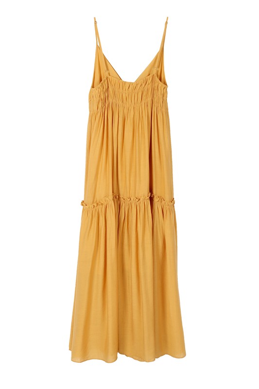 Lilou Sleeveless Tiered Tank Maxi Dress