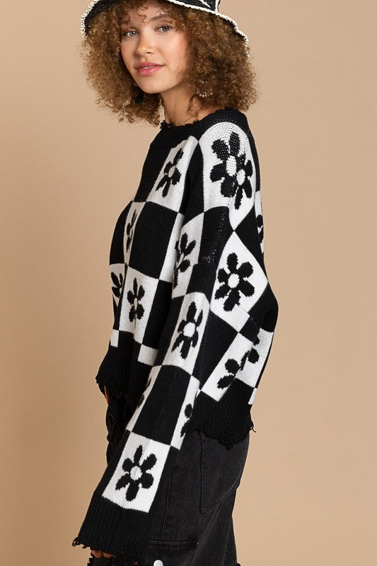 Load image into Gallery viewer, POL Oversized Round Neckline Sweater Top
