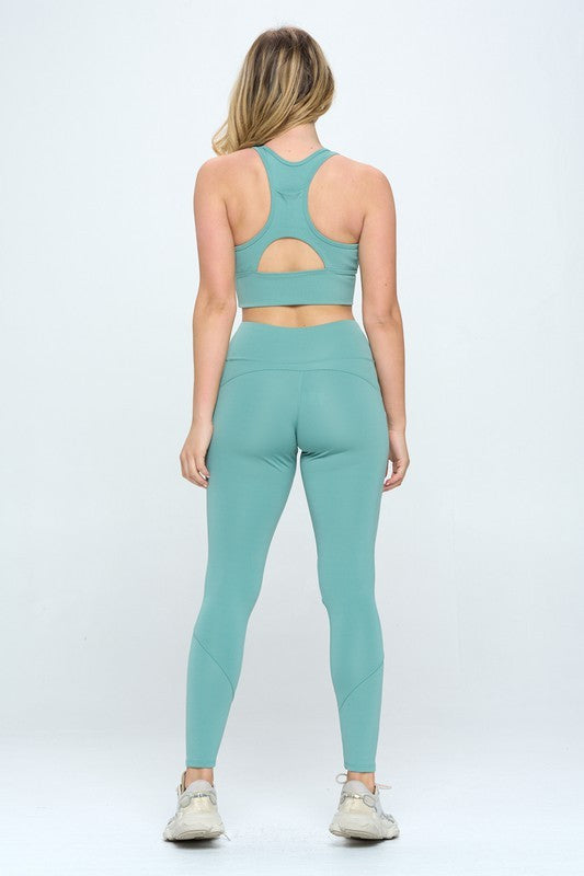 OTOS Active Two Piece Activewear Set with Cut-Out Detail – TheMogan