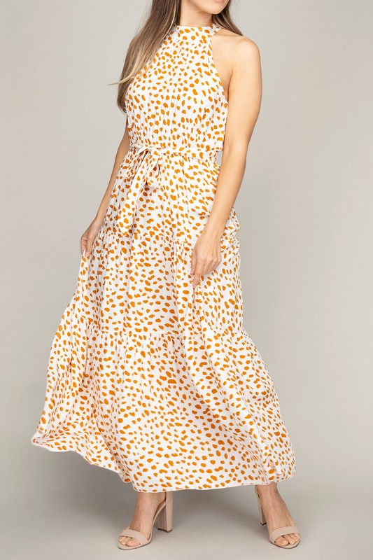 Nuvi Apparel Tiered maxi dress