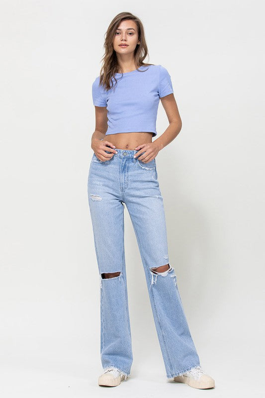 VERVET by Flying Monkey 90's Vintage High Rise Flare Jeans