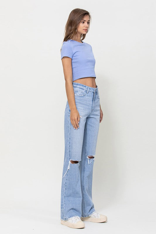 VERVET by Flying Monkey 90's Vintage High Rise Flare Jeans