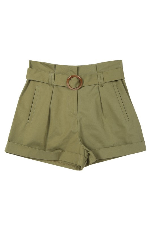 Lilou High Waisted Belted Shorts