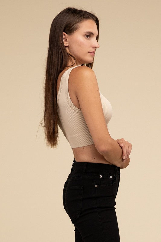 HYFVE Ribbed Seamless Crop Top