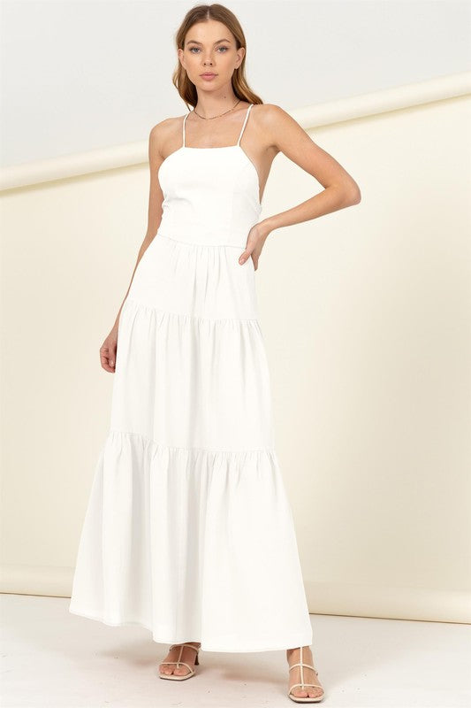 HYFVE Said Yes Tiered Maxi Dress