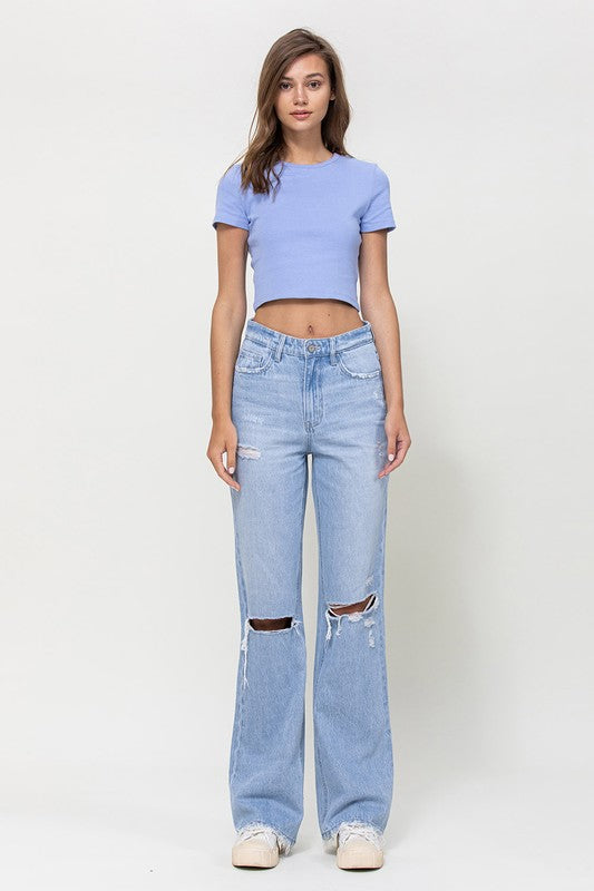 VERVET by Flying Monkey 90's Vintage High Rise Flare Jeans