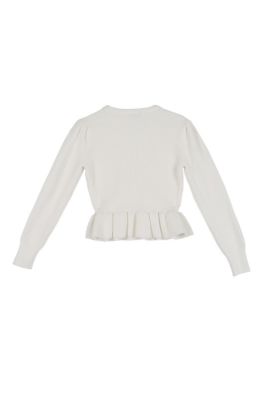 Load image into Gallery viewer, Lilou Peplum sweater top
