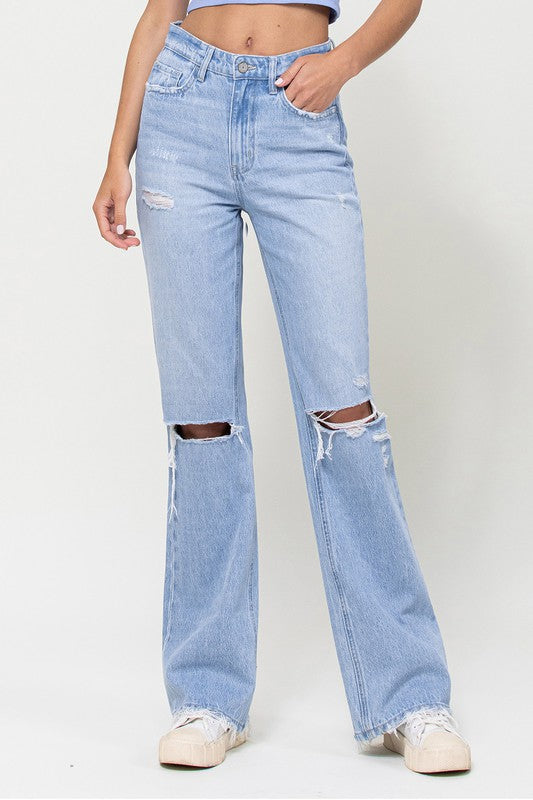 VERVET by Flying Monkey 90's Vintage High Rise Flare Jeans