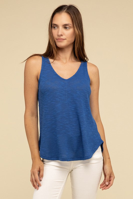 ZENANA V Neck Sleeveless Cami Top