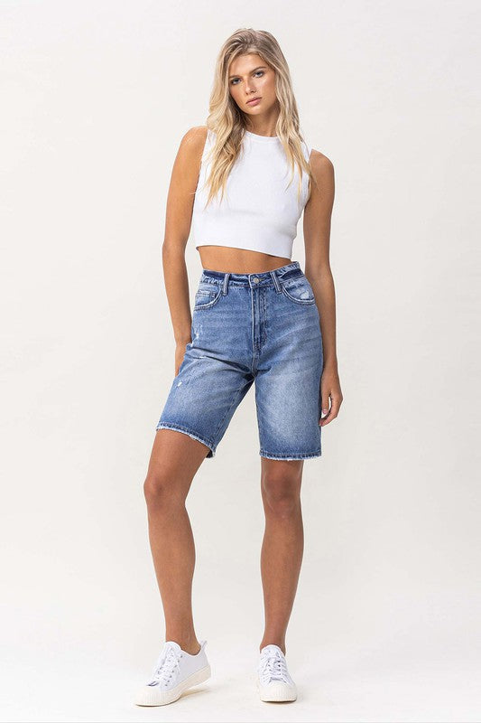 Load image into Gallery viewer, VERVET by Flying Monkey Boyfriend Shorts
