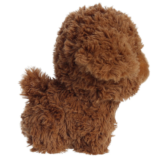 Brown Poodle Puppy Dog 7"