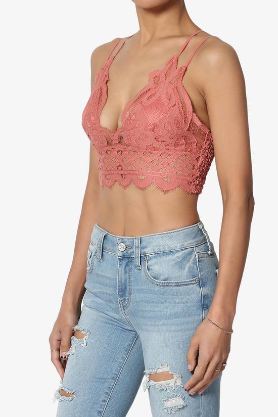 Load image into Gallery viewer, Adella Crochet Lace Bralette ASH ROSE_3
