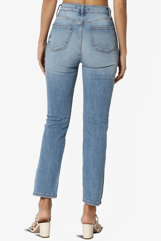 Load image into Gallery viewer, Ally High Rise Straight Crop Jeans in Dare Devil MEDIUM_2

