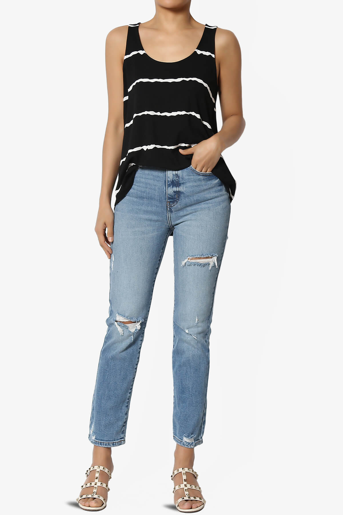 Load image into Gallery viewer, Ally High Rise Straight Crop Jeans in Dare Devil MEDIUM_6
