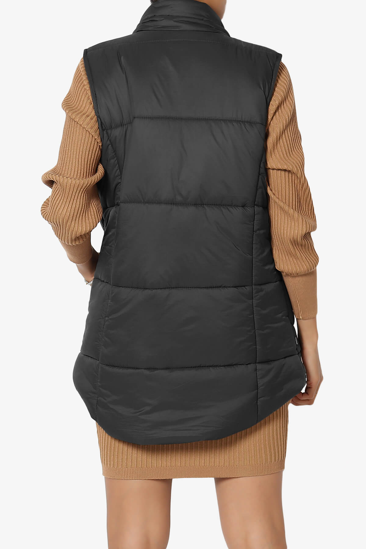 Load image into Gallery viewer, Anders Quilted Padded Vest Gilet BLACK_2
