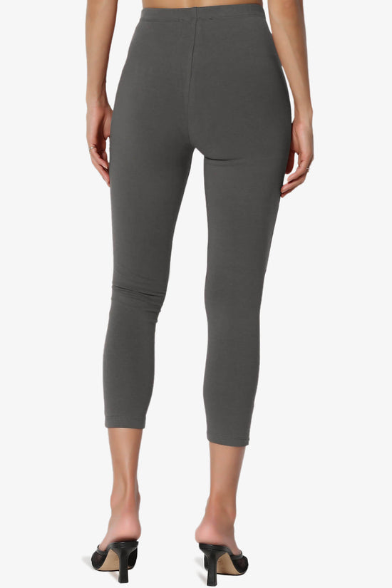 Load image into Gallery viewer, Ansley Luxe Cotton Capri Leggings ASH GREY_2
